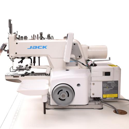[EZM.1350155] JACK JK-1377E Mesin Jahit Pasang Kancing Industrial Double Cam Servo