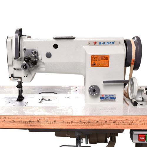 [EZM.1350183] SHUNFA SF-20606 Mesin Jahit Kulit Walking Foot Jarum Dua Industrial