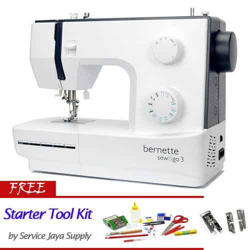 [EZM.1350433] BERNETTE Sew & Go 3 Mesin Jahit Portable Multifungsi