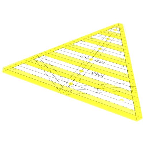 [EZM.1350455] Penggaris Jahit-Quilting dan Patchwork Segitiga Sama Sisi MT-6021