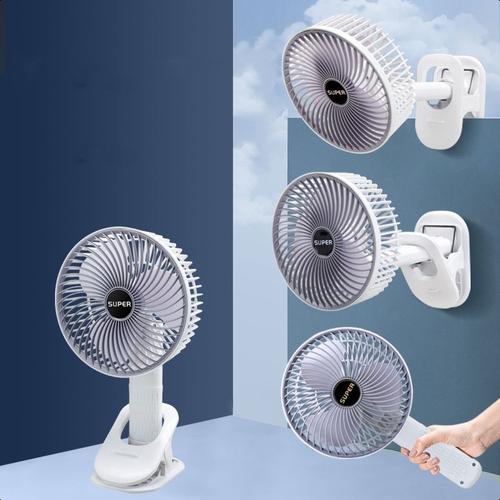 [EZM.1370057] 【produk promosi】Kipas Angin Jepit Portable Mini Meja Bisa Puteran 360’ Kipas Desktop Kecil Fashion Mudah Dibawa Rumah Tangga Kantor Clip-on Pengisian USB Mini Luar Ruangan imut-imut kipas angin Plastik