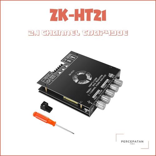 [EZM.1370071] 【Kota Tangerang】ZK-HT21 Bluetooth digital power amplifier amplifier 2.1 channel 【TDA7498E】 subwoofer nada tinggi dan rendah 160W * 2+220w amplifier bluetooth Mixer - ZK-HT21