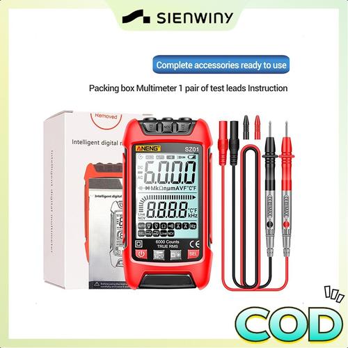 [EZM.1370131] 【produk promosi】SZ01 Cerdas Digital Multimeter Genggam Multifungsi Presisi Tinggi Listrik Pemeliharaan Instrumen Temp Resistan