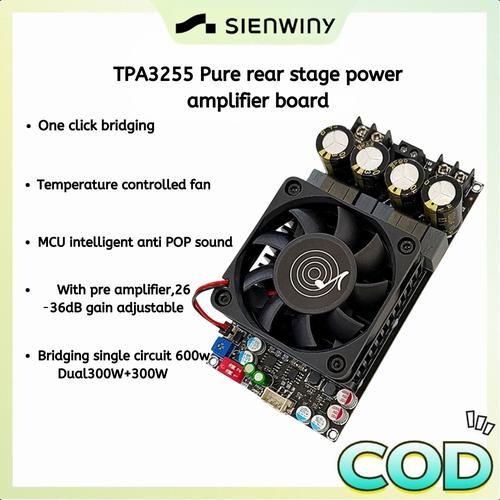 [EZM.1370154] 【Penawaran khusus】papan amplifier digital ziqqucu pure back level ZK-3002 tpa3255 stereo 300w x 2 brieted mono 600w amp audio musik - ZK-3002