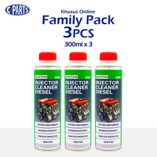 [EZM.1250016] 3pcs INJECTOR CLEANER Diesel BOSTON Hemat BBM Family Pack