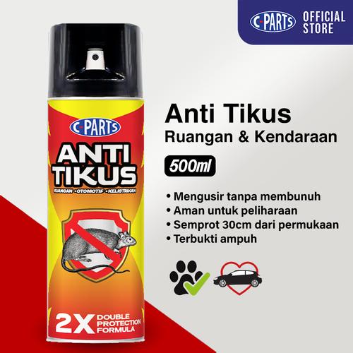 [EZM.1250046] CPARTS Anti Tikus Spray, Pengusir Tikus Kap Mobil, Rumah, dll 500 ML - 1pcs