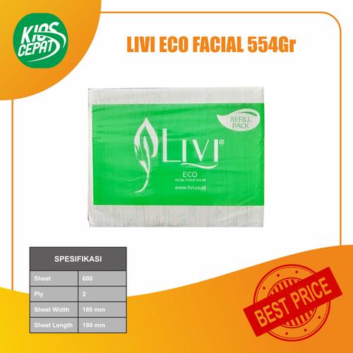 [EZM.1120004] Tissue LIVI ECO Facial Refill 554gr