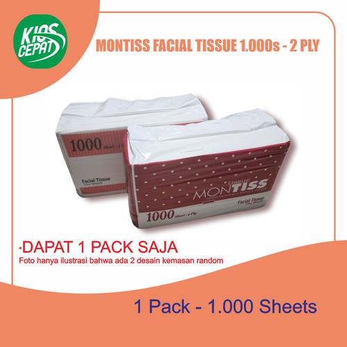 [EZM.1120070] Tissue / Tisu MONTISS Facial 1000s - 2 PLY
