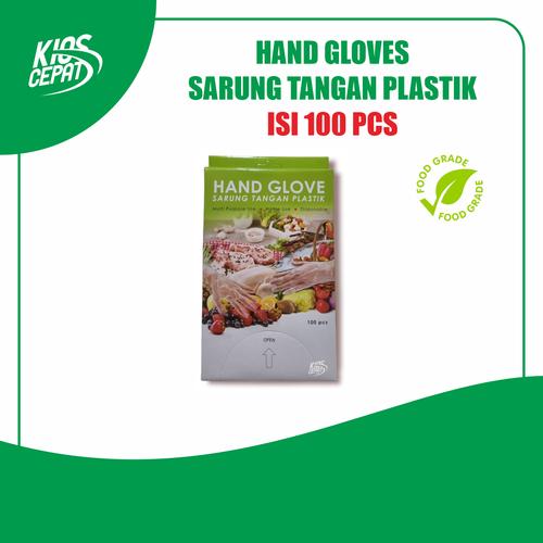 [EZM.1120096] Hand Gloves - Sarung Tangan Plastik isi 100Pcs