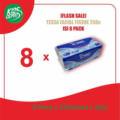 [EZM.1120105] [FLASH SALE] Tissue TESSA FACIAL 250s ISI 8 PACK