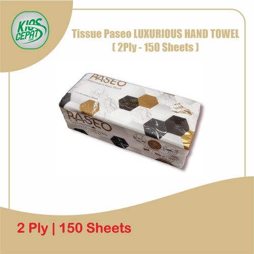 [EZM.1120358] Tissue Paseo LUXURIOUS HAND TOWEL (2Ply - 150 Sheets)