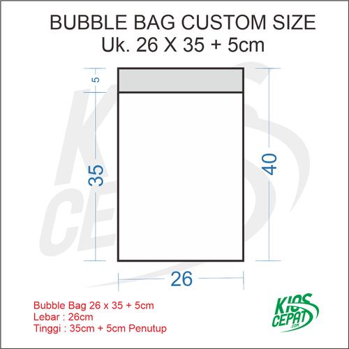 [EZM.1120359] Bubble Bag 26 x 35 + 5 cm