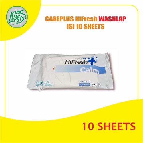 [EZM.1120373] Careplus HiFresh Washlap (Waslap Anti Bacterial) Isi 10 Lembar