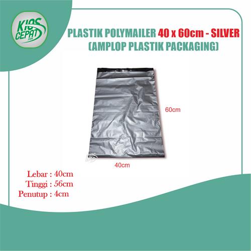 [EZM.1120377] Plastik Polymailer 40 x 60cm - SILVER (Amplop Plastik Packaging)