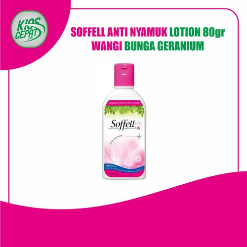 [EZM.1120417] SOFFELL Anti Nyamuk - BOTOL WANGI BUNGA GERANIUM 80gr