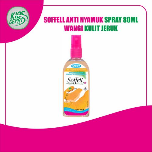 [EZM.1120419] SOFFELL Anti Nyamuk - SPRAY WANGI KULIT JERUK 80ML
