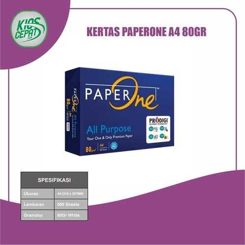 [EZM.1120476] Kertas PaperOne A4 80gr (Kertas HVS)