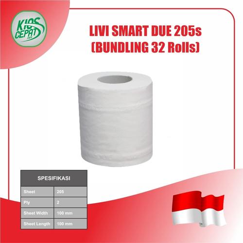 [EZM.1120478] [SUPER BUNDLING] Tissue LIVI SMART DUE 205s (Tisu Roll)