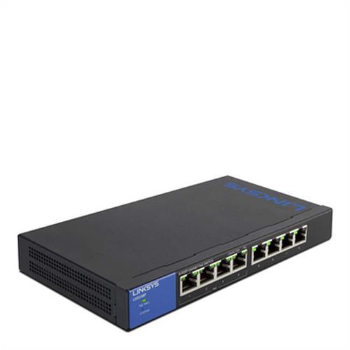 [EZM.1120503] Linksys LGS108P 8-Port Business Desktop Gigabit PoE+ Switch