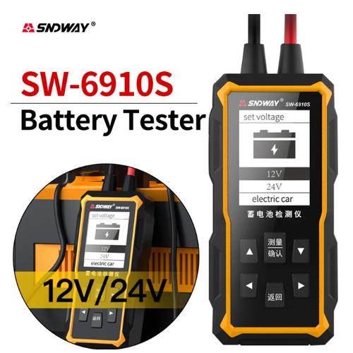 [EZM.1310006] SNDWAY 12V 24V Car Battery Tester Universal Tester Discharge Tool SW-6910S Tes Aki dan Baterai Mobil Listrik Electrical Vehicle