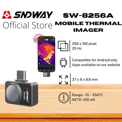 [EZM.1310009] SNDWAY Infrared Thermal Imager Night Vision Android USB C SW-8256A