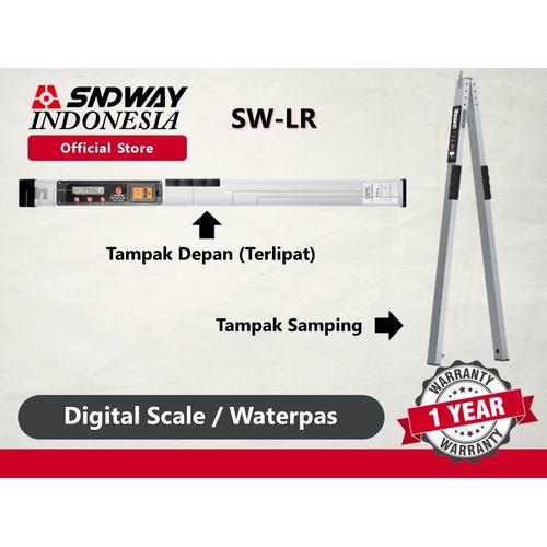 [EZM.1310014] SNDWAY Digital Scale Penggaris Waterpas Kemiringan Layar SW-LR