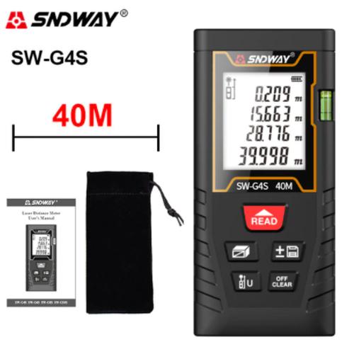 [EZM.1310066] SNDWAY Meteran Laser Digital Distance 40 Meter SW-T4S