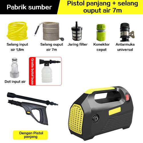 [EZR.3300015] 1800/2000/2200W Alat steam cuci motor & mobil Jet Cleaner High Pressure Washer Alat Cuci Mobil cuci motor tekanan - 2200W