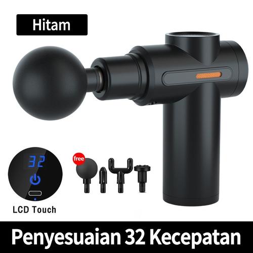 [EZR.3300034] Mini Alat Fasia  Multifungsi Alat Pijat Pintar Alat Pijat Listrik Otot 4 in 1 - hitam