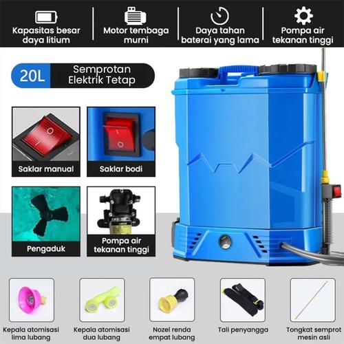 [EZR.3300059] SPRAYER ELEKTRIK 20L Semprotan Multi  Fungsi 2in1 Penyemprot semprotan tanaman STIK SPRAYER SATU - 20L Fixed speed