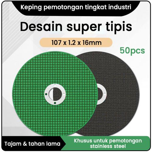 [EZR.3300134] [50 PCS] mata gerinda potong besi 4 inch / mata grinda potong besi / cutting wheel 4" （107 x 1.2 x 16mm）Batu Gerinda Gurinda Potong Besi