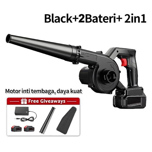 [EZR.3300154] Mesin Blower Tangan Baterai Cordless Blower TOOLS - 2Bateri+2in1