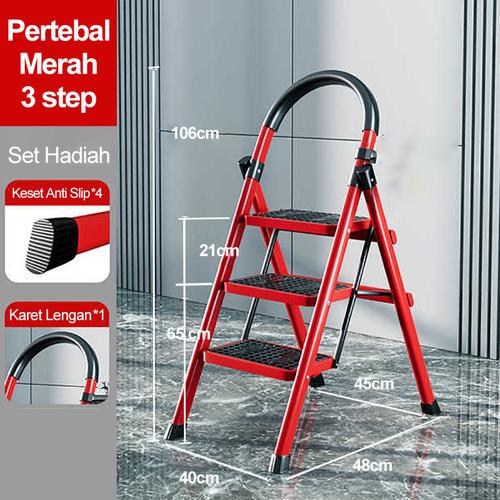 [EZR.3300175] 3-6 Step Tangga Lipat Multifungsi - 3