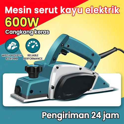 [EZR.3300228] Mesin Serut Kayu Elektrik 600W Electric Wood Planer Machine Orion  Serut Kayu Kecil Multifungsi untuk Kegunaan Rumah Tangga