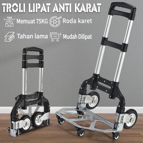 [EZR.3300239] Anti Karat Trolley Multifunction Folded Trolley Alat Pengangkut
