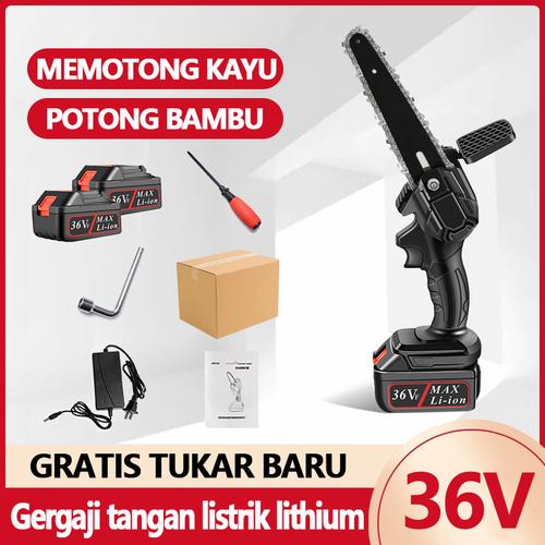 [EZR.3300242] Gergaji Listrik Rantai Elektrik Mini Portable 24 volt Gergaji