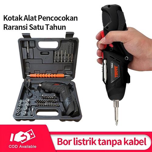 [EZR.3300245] Obeng Rumah Tangga 3.6V Obeng Listrik Electric Screw Driver/Bor tangan yang dapat diisi ulang