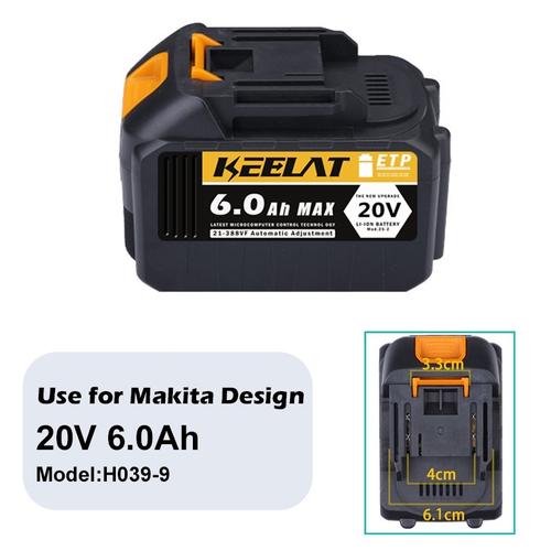 [EZR.3400016] 【KEELAT-KMCF01】 Kipas Angin Angin Portable kipas  6/8" inch Kipas Angin Besi kipas tanpa kabel Cocok dengan baterai MT Camping Outdoor  Kipas Bateri Tahan Lama Metal - 6.0AH Battery For 8"