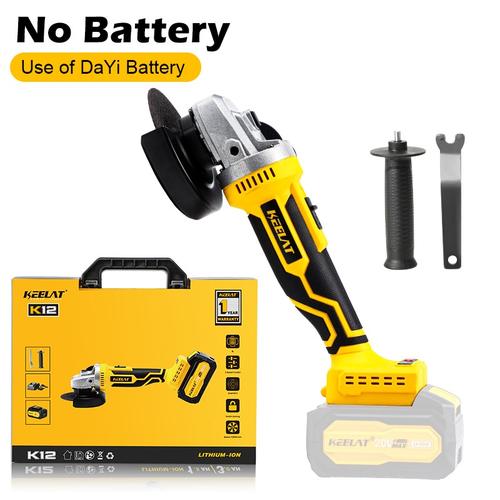 [EZR.3400037] 【KEELAT KAG008】Garansi 12 BulanMesin Gerinda berkualitas Slim Cordless Grinder Machine Handheld Wireless Power Tools Heavy Duty Angle Grinder Electric Polisher Grinding Grinda Tangan Poles Piringan Amplas - Slim Grinder +NO*