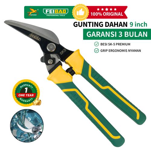 [EZM.1320045] YUEFEIBAO Gunting Lengkung Multifungsi [Bahan Baja Tahan Karat & Pegangan Ergonomis] Free Ongkir