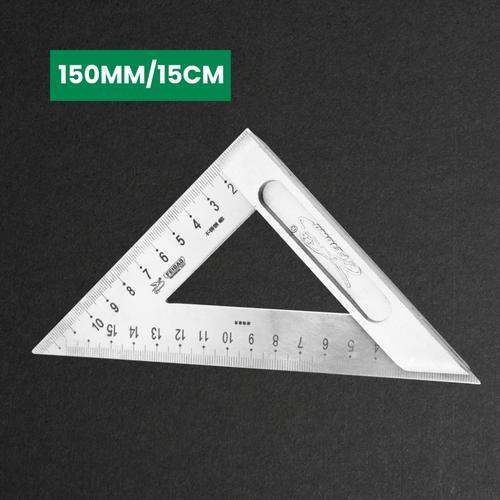 [EZM.1320151] YUEFEIBAO Feibao Penggaris Segitiga Siku Besi 150 - 200mm / Steel Triangle Ruler / Penggaris Siku Tukang / F42-3091 - 150mm / 15cm