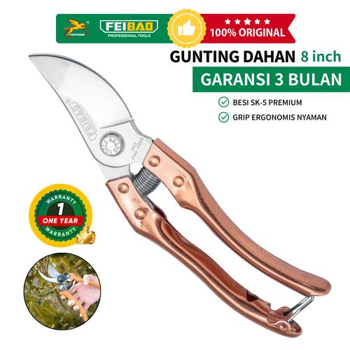 [EZM.1320158] YUEFEIBAO Feibao Gunting Dahan 8 Inch / Gunting Kebun / Garden Shears / 200mm / F09-2502