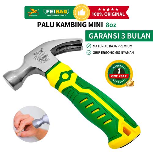 [EZM.1320163] YUEFEIBAO Feibao Palu Kambing Mini 8 oz / Mini Claw Hammer 8 oz / Palu Martil Kambing Cebol / Tools / Alat Perkakas / F19-2001