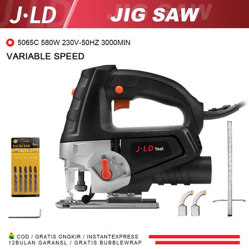 [EZM.1320176] JLD Jigsaw Laser Variable Speed  Mesin Jig Saw Mesin Gergaji Ukir Mechine Mesin Gergaji Jig Saw  Variable Speed For Cutting wood plastic iron -5065 BISA COD