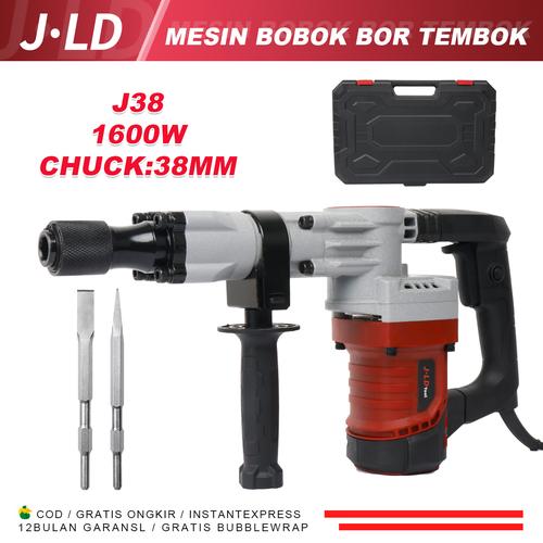 [EZM.1320206] JLD Mesin Bor Bobok Beton dengan Impact Demolition J38 Gratis Chisel Bits