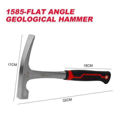 [EZM.1320214] JLD Palu Geologis Ujung Lancip Pick Flat Head - pipih-1585