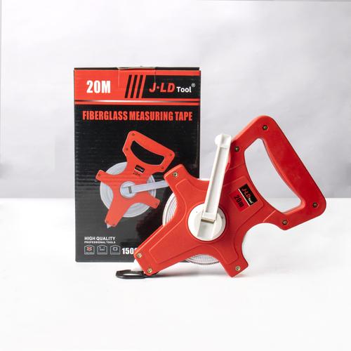 [EZM.1320227] JLD Meteran Gulung Tanam Tancap Measuring Tape Fiberglass  20M/30M/50M/100M Meteran Fiber Meteran Tancap Meteran Tanah Meteran Roll Fiber Measuring Tape - 20M-1506