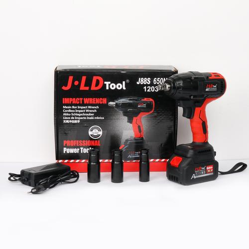 [EZM.1320280] JLD Impact Wrench Cordless 88VF Brushless 650N.M 1/2 Inch Torque Jumbo - JF88 1BAT