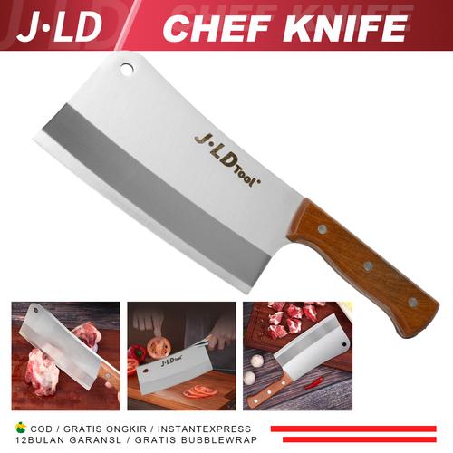 [EZM.1320343] JLD Pisau Dapur Professional Super Tajam Chef Knife Golok Daging Stainless