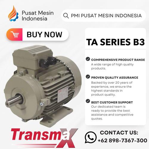 [EZM.1280496] ELEKTRO MOTOR TRANSMAX TA 2P 0,09KW 0,12HP 3PHASE 380V B3/ DINAMO ELECTRIC MOTOR/ ELECTRO MOTOR 3 PHASE/ ELEKTRO MOTOR 3 PHASE 380V/ ELEKTRO MOTOR